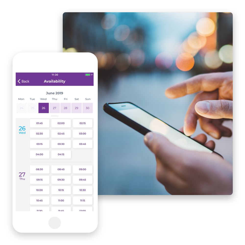 Deine Salon-eigene App gibt deiner Marke eine starke Präsenz und ermöglicht es dir bei deiner Kundschaft immer in der Tasche zu sein.