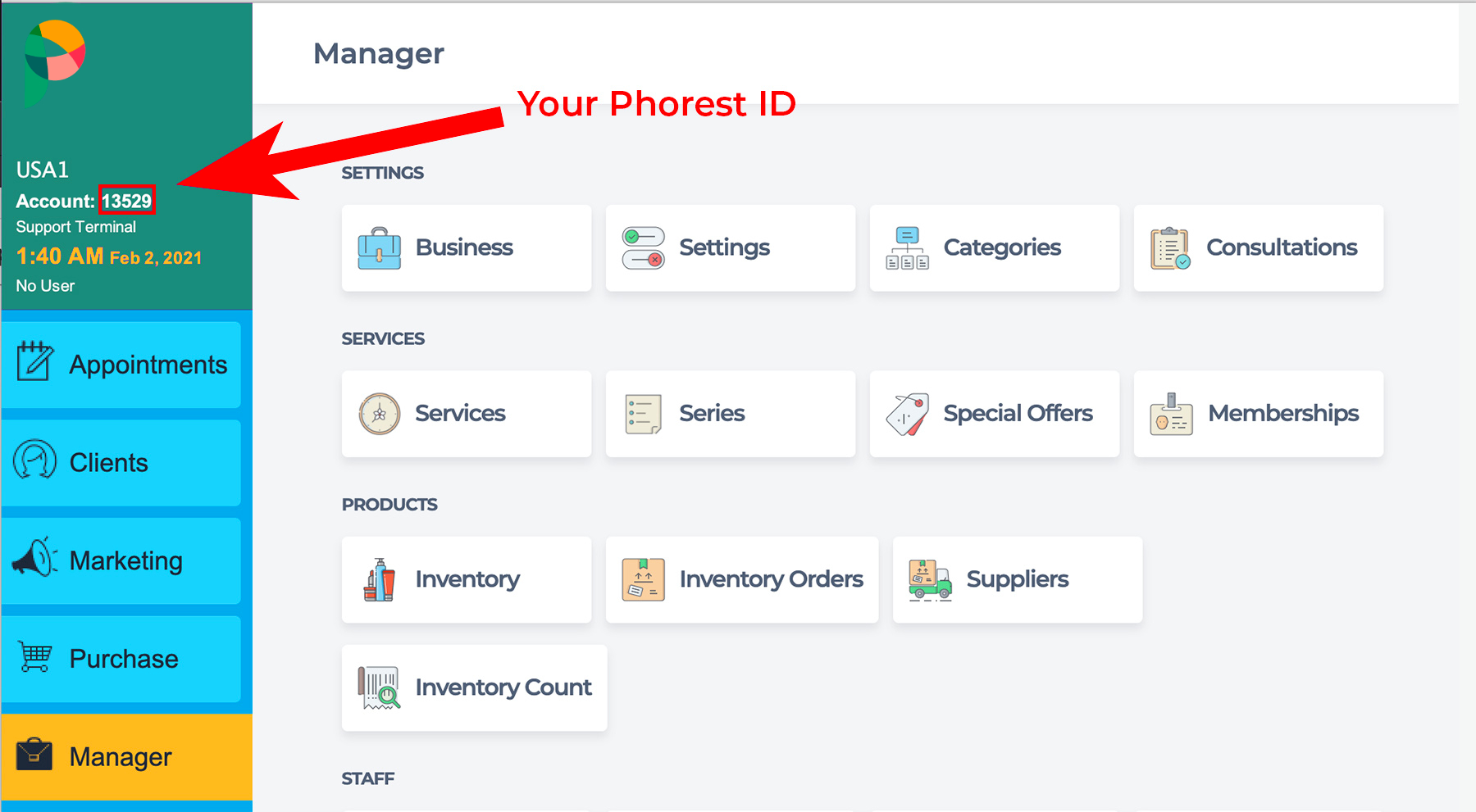 Phorest ID